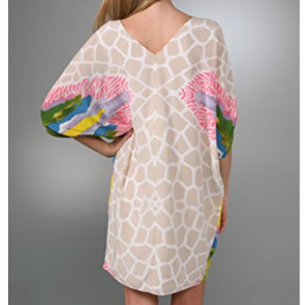 Tibi Calla Lily V-Neck Dress Size 0 WORN ONCE! - Picture 5 of 5